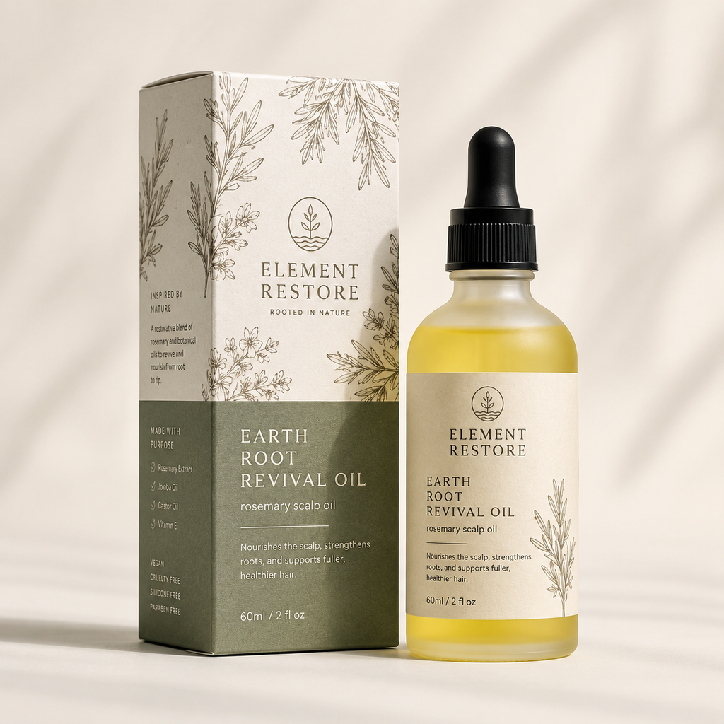 🌿 Earth Essence Root Revival Rosemary Oil